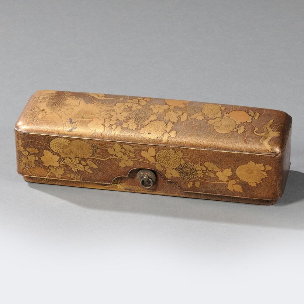 18th C. Japanese Gold Makie Document Box (1 of 13)
