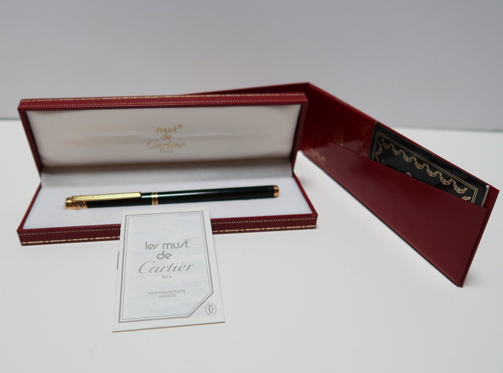 Cartier Pen: Cartier Pen Dimension: " ( cm). A LIST OF RECOMMENDED THIRD-PARTY SHIPPER IS AVAILABLE UNDER SHIPPING INFORMATION. PLEASE FEEL FREE TO CONTACT THEM FOR A QUOTE.