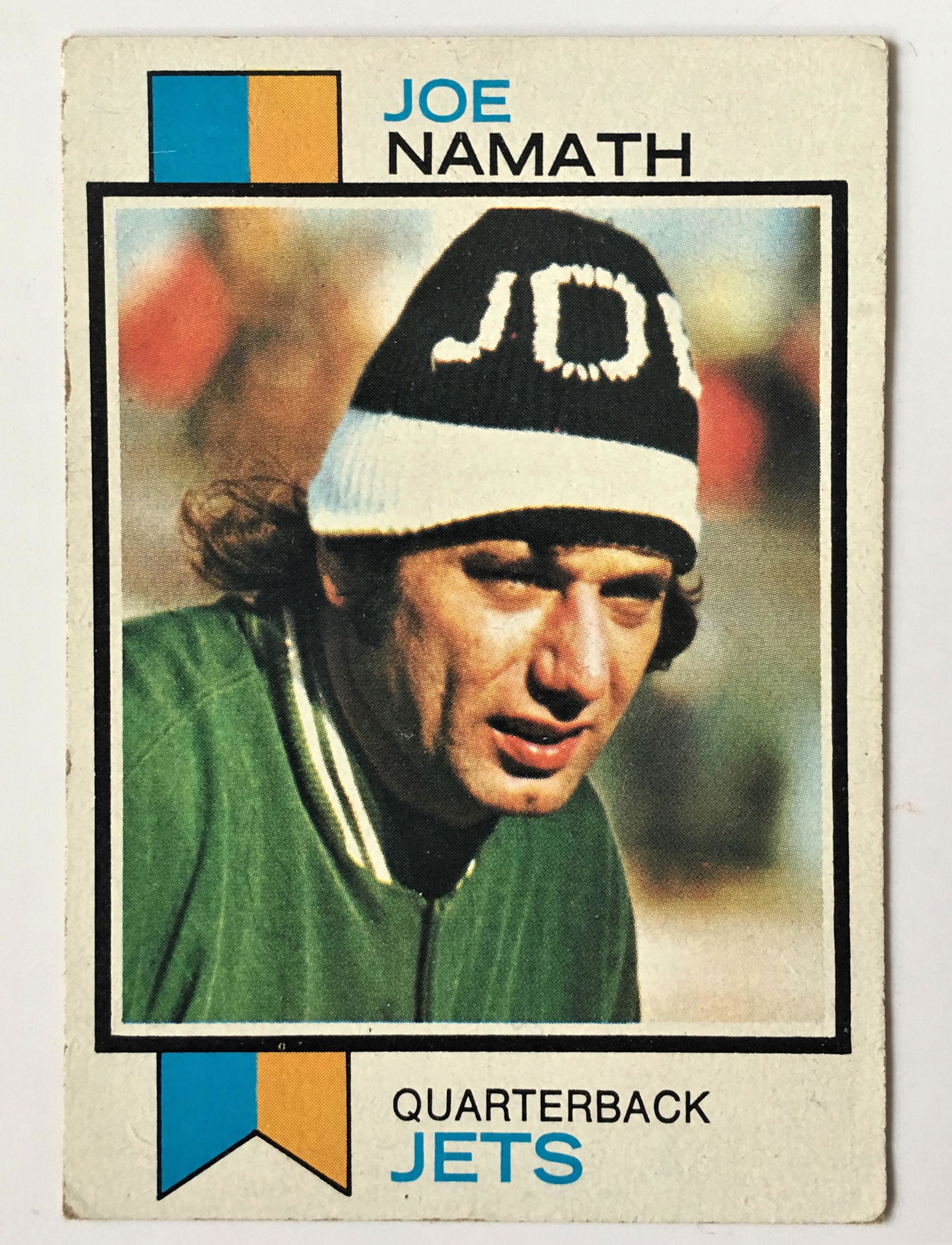 1973 Topps Joe Namath Football Card (1 of 1)