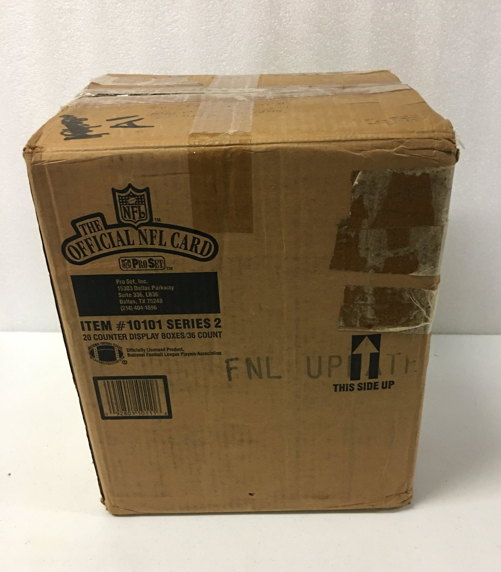 1989 Pro Set Series 2 Football 20 Box Wax Case (1 of 2)