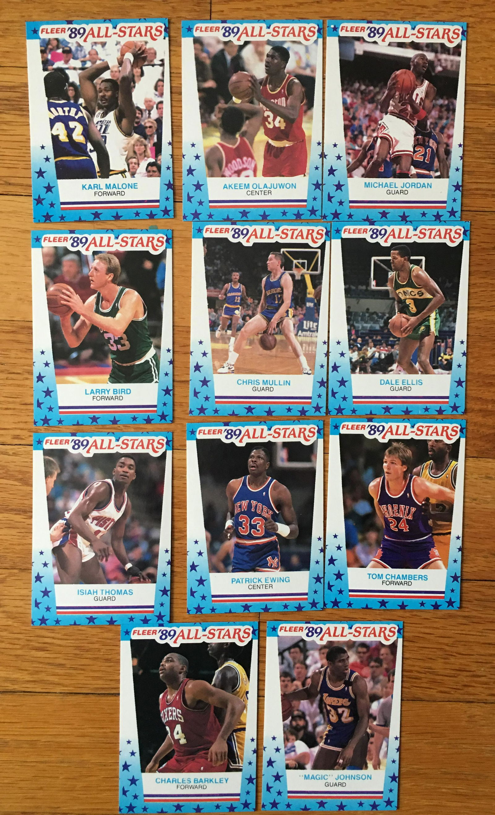 Complete Set of 1989 Fleer Stickers (11) (1 of 1)