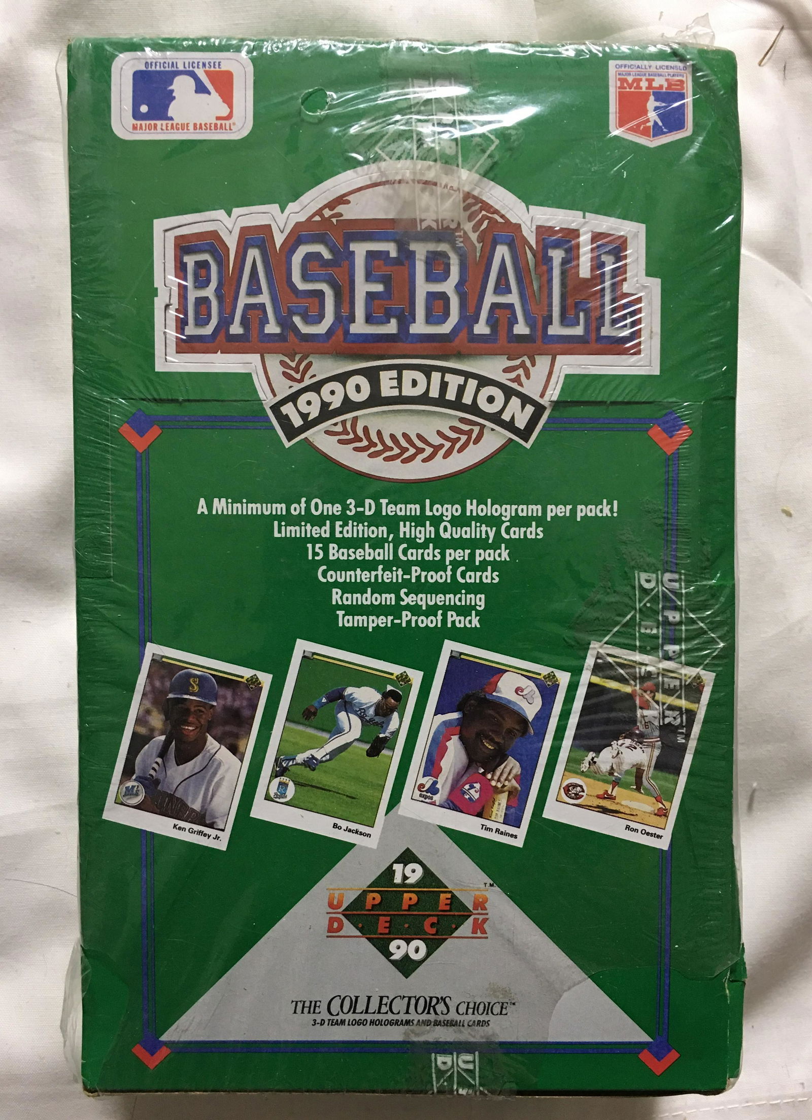 1990 Unopened Upper Deck Wax Packs Factory Sealed (1 of 1)