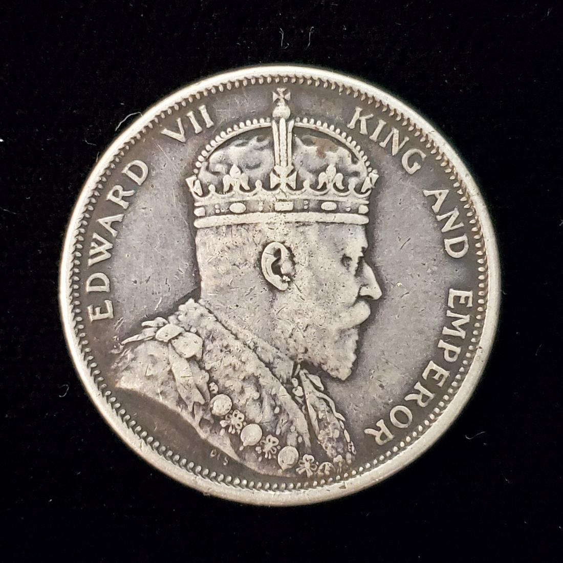 Scarce Edwardian Silver Dollar. Made in 1904 (1 of 2)