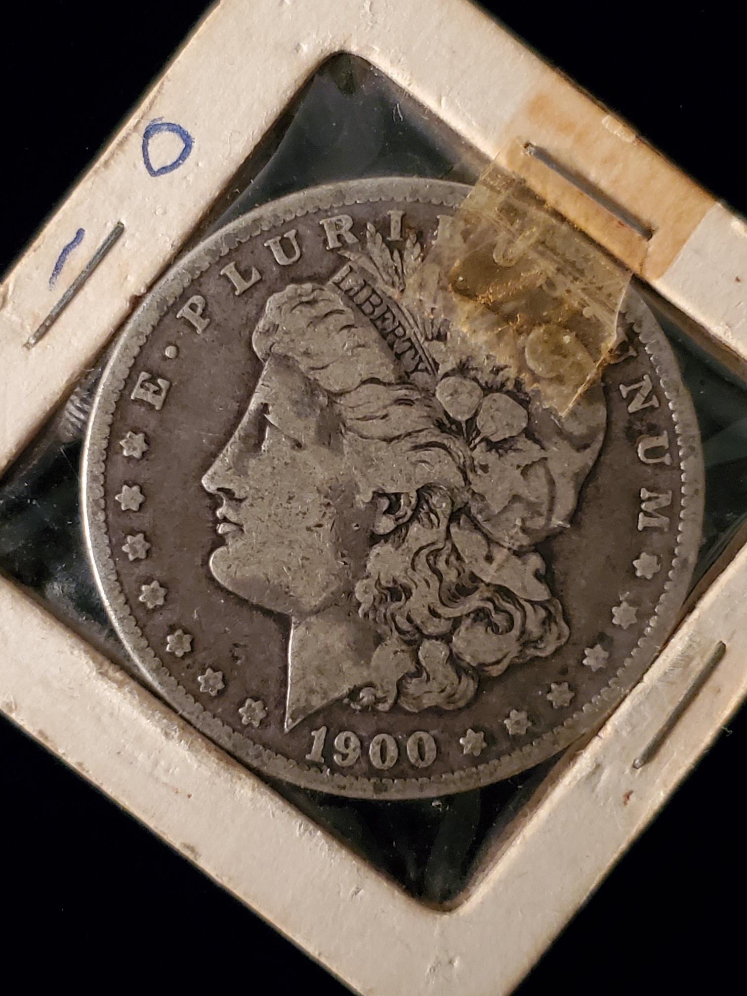 Morgan Silver Dollar, 1900: Morgan Silver Dollar, 1900. Named after the engraver George T. Morgan. A LIST OF RECOMMENDED THIRD-PARTY SHIPPER IS AVAILABLE UNDER SHIPPING INFORMATION. PLEASE FEEL FREE TO CONTACT THEM FOR A QUOTE.