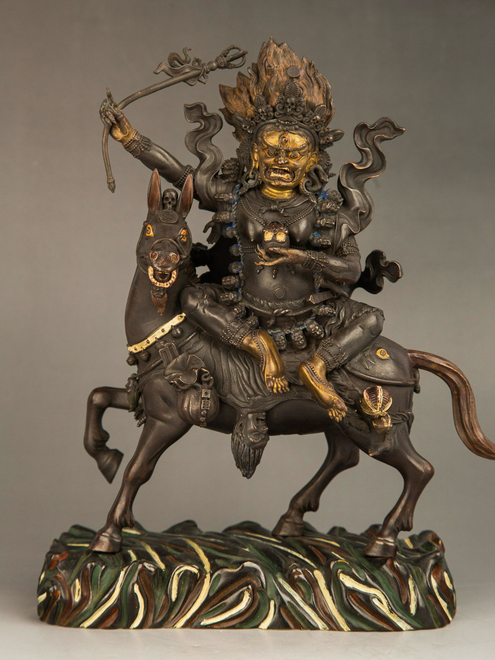 Bronze Figure of Palden Lhamo (1 of 8)