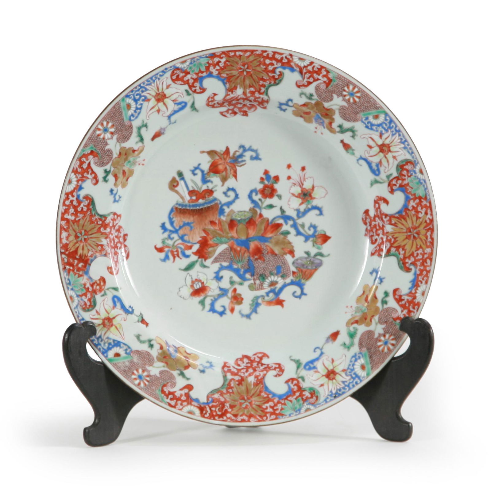 18th C. Exceptional Rare Imari Charger, Qianlong Period (1 of 2)