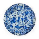 Kangxi Blue & White Porcelain Basin with Mark