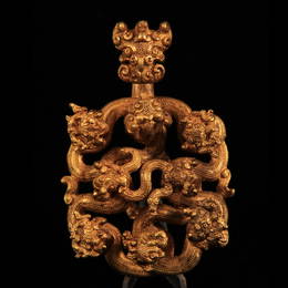 Massive Gold Garment Hook, Warring States Period