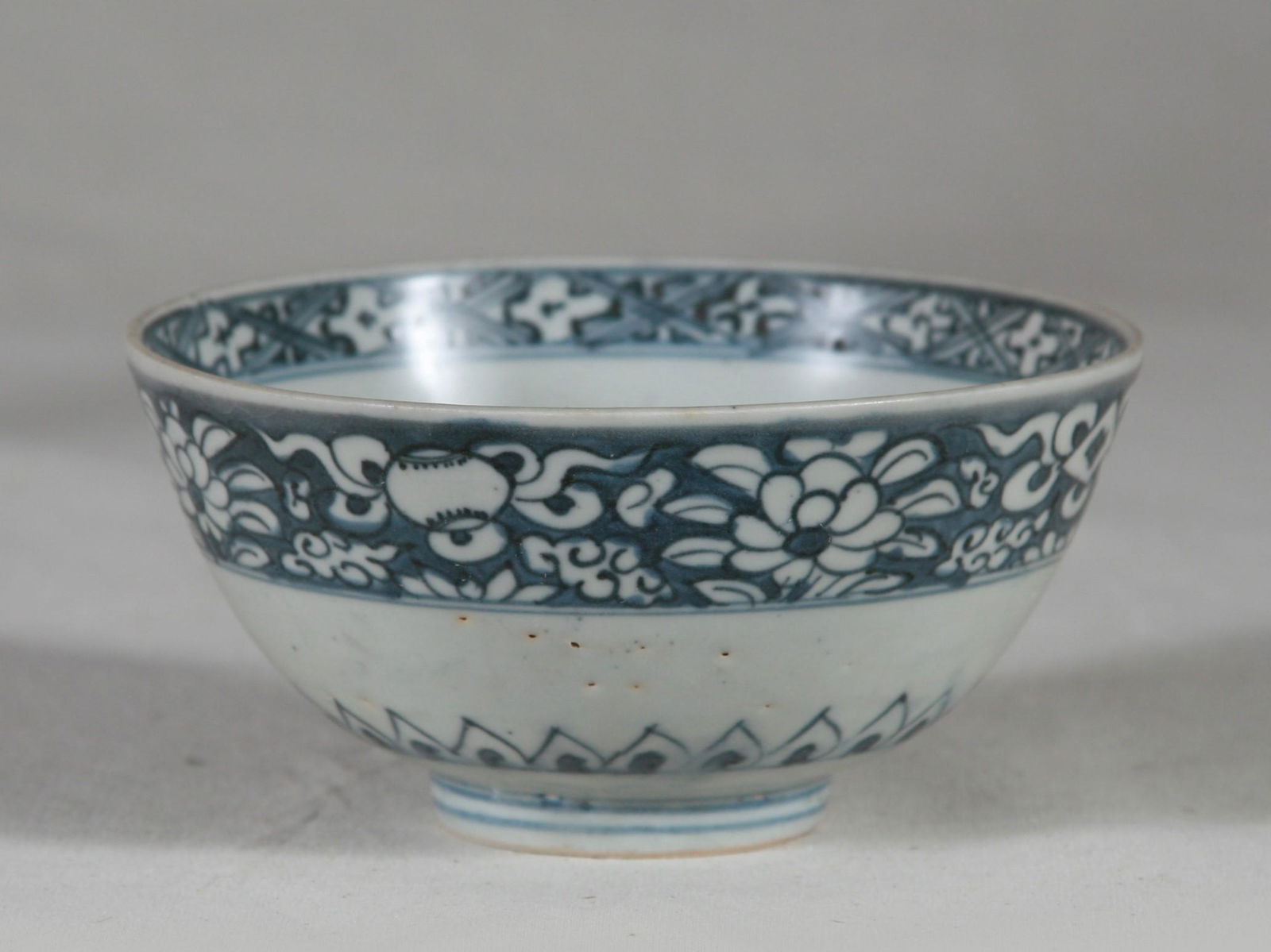 Antique Blue & White Porcelain Bowl (1 of 4)
