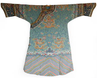 An Imperial Kesi Dragon Robe, Qing Dyn.