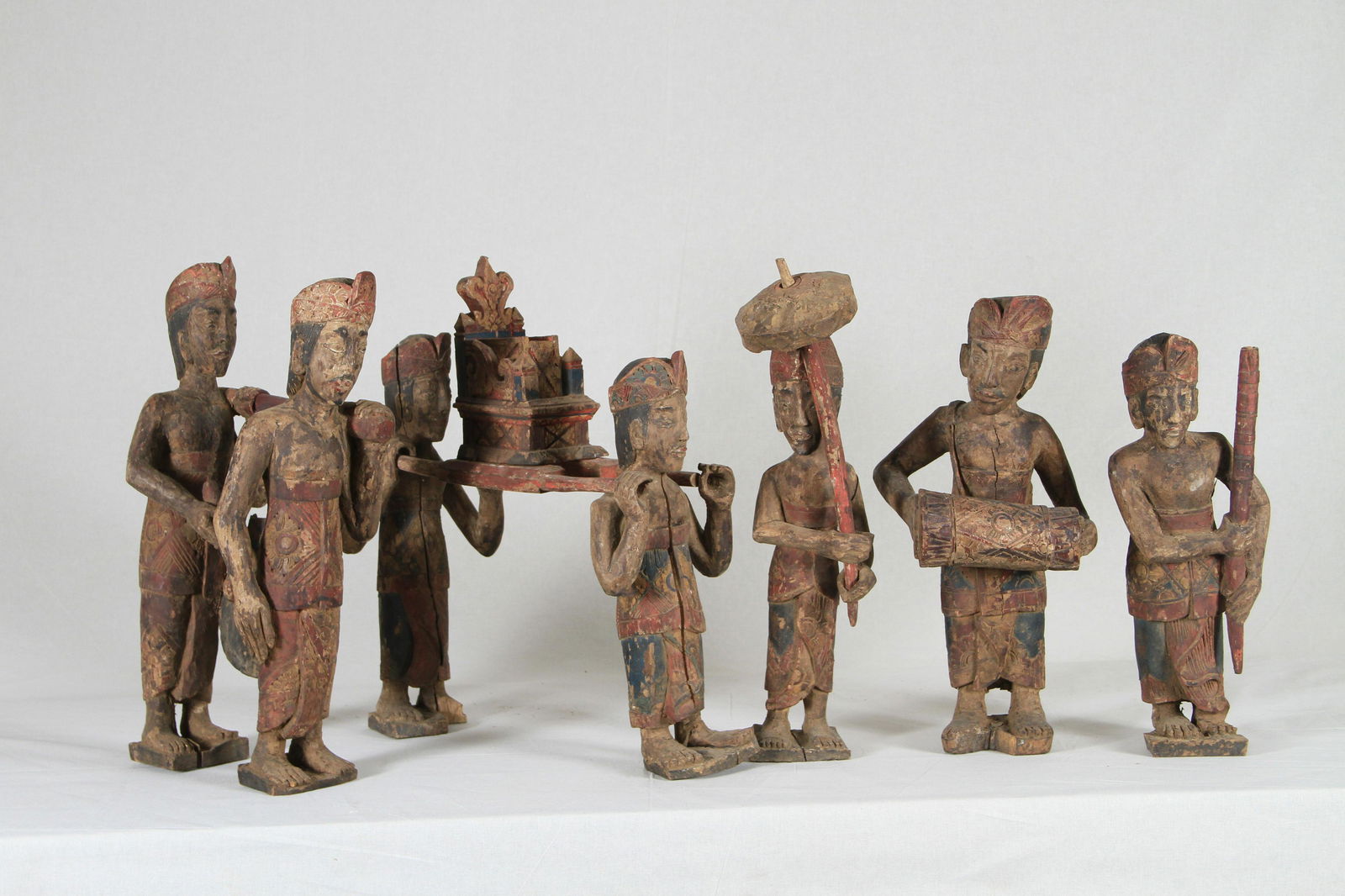 Antique Indonesian Wedding or Royal Procession, Probably 19th Century (1 of 8)