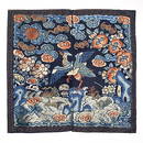 Satin Stitch Pekin Knot Stitch Rank Badge, Daoguang Period