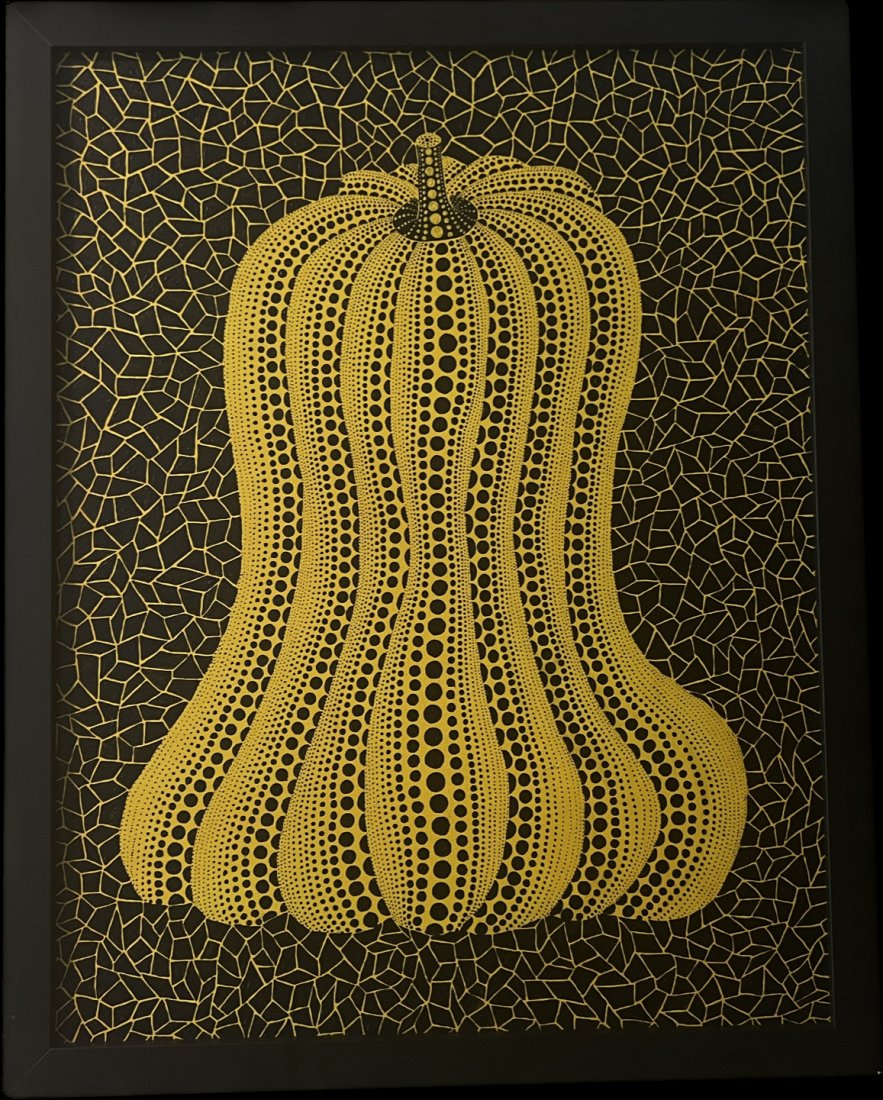 YAYOI KUSAMA OIL ON CANVAS PUMPKIN (1 of 5)