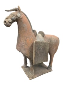CHINESE POTTERY OF HORSE