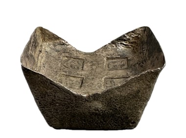 A CHINESE SILVER INGOT