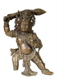 A COPPER ALLOY VAJRAPANI
