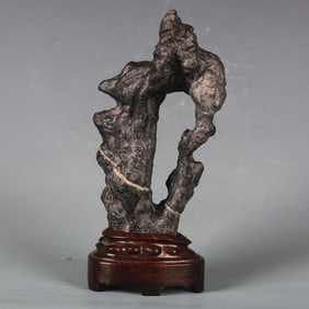 A CHINESE LITERATI ROCK DECORATION