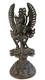 19th CENTURY CARVED WOOD BALINESE GARUDA