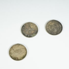 THREE SILVER COINS