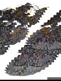 CHINESE IMPERIAL SILK CEREMONIAL ARMOR SET