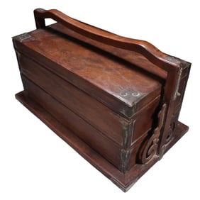 QING HUANGHUALI CARRY-HANDLE FOOD BOX