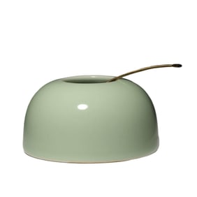 A CELADON GLAZE WATERPOT