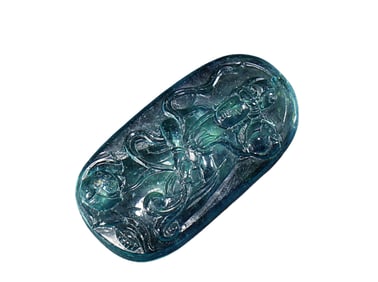 A CARVED GUANYIN PENDANT