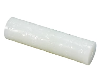 A WHITE JADE CHILONG PENDANT