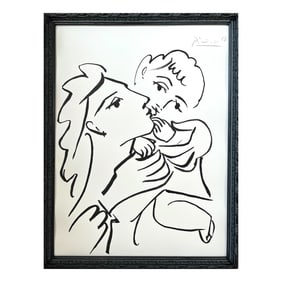 MERE ET ENFANT SIGNED PICASSO