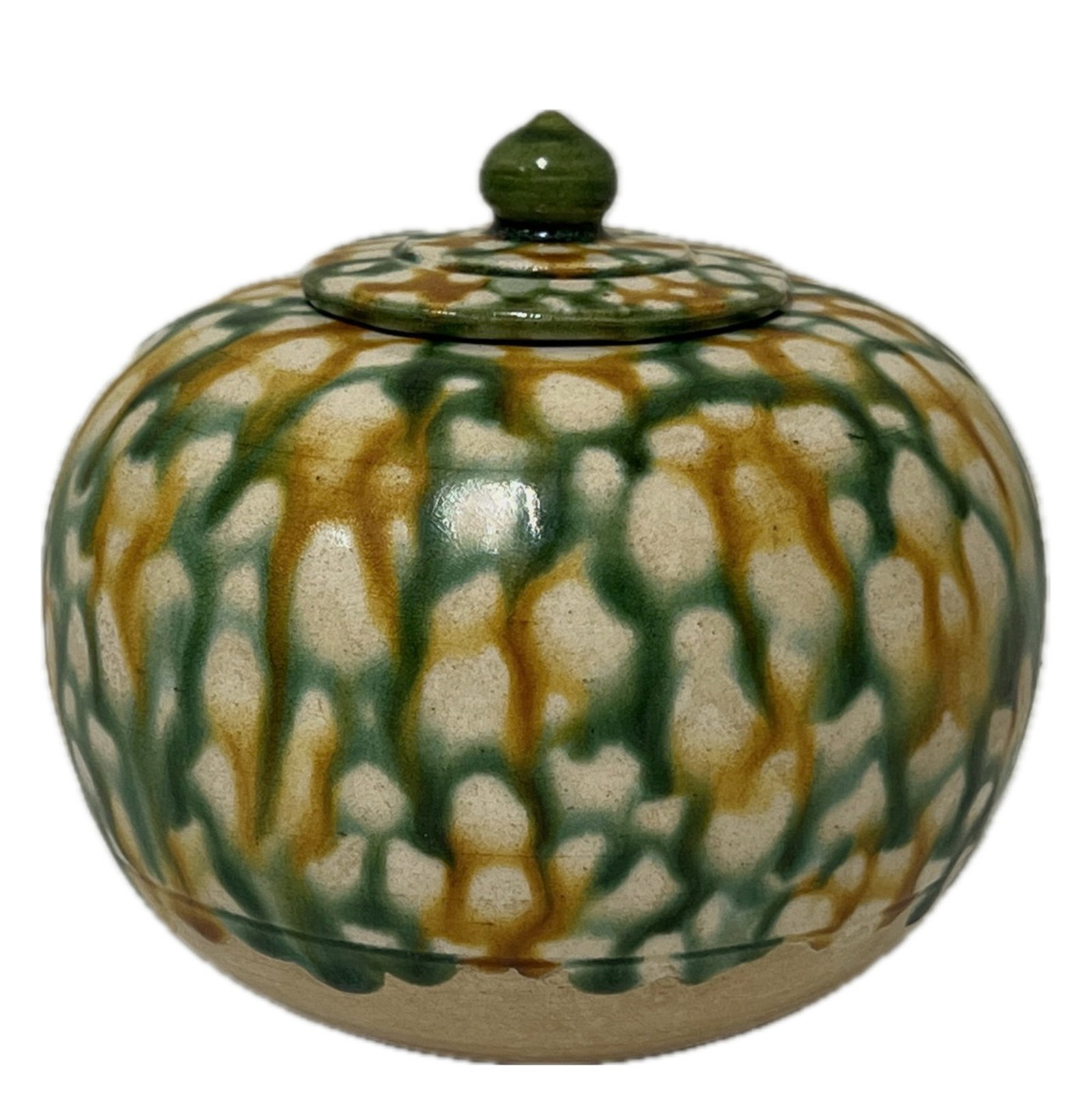 A SANCAI GLAZE POTTERY JADE (1 of 9)