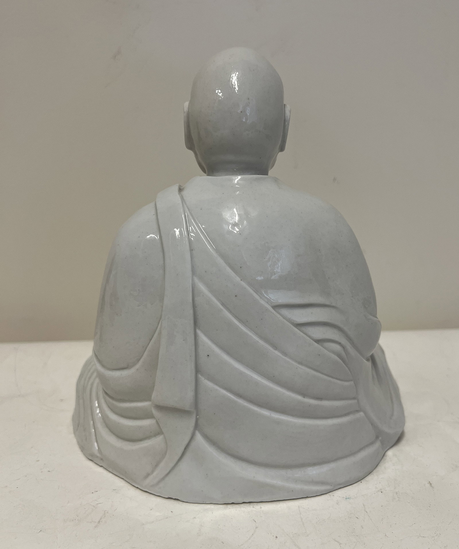 A CLAIR-DE-LUNE SEATED LUOHAN - 4