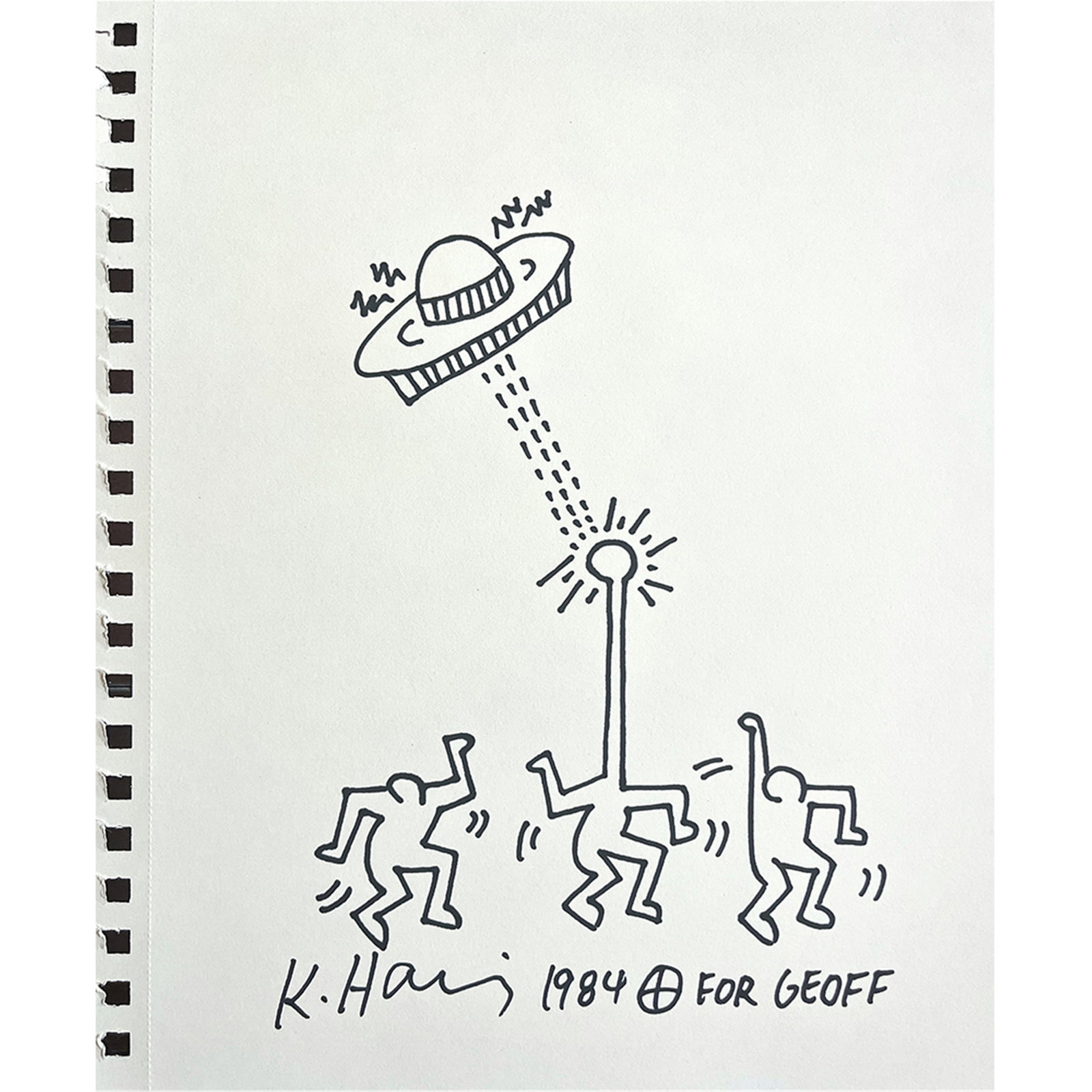 UNTITLED SIGNED KEITH HARING (1 of 1)