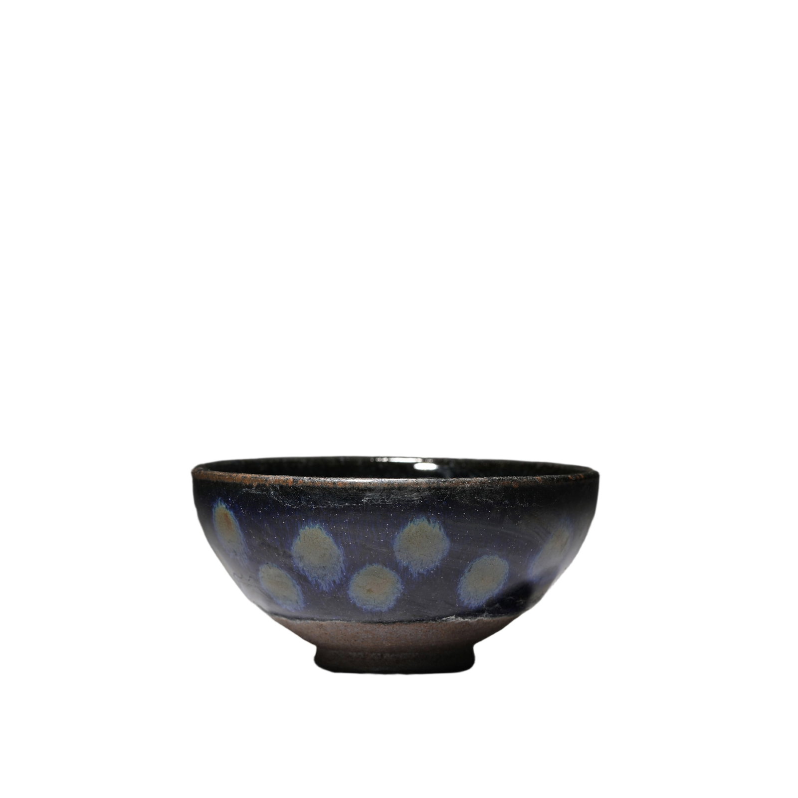 A VERY RARE JIAN-WARE TEMOKU OIL SPOT TEA CUP (1 of 5)