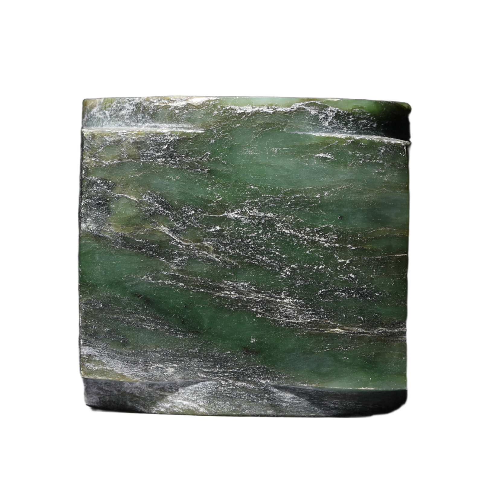 A SPINACH GREEN JADE CONG (1 of 6)