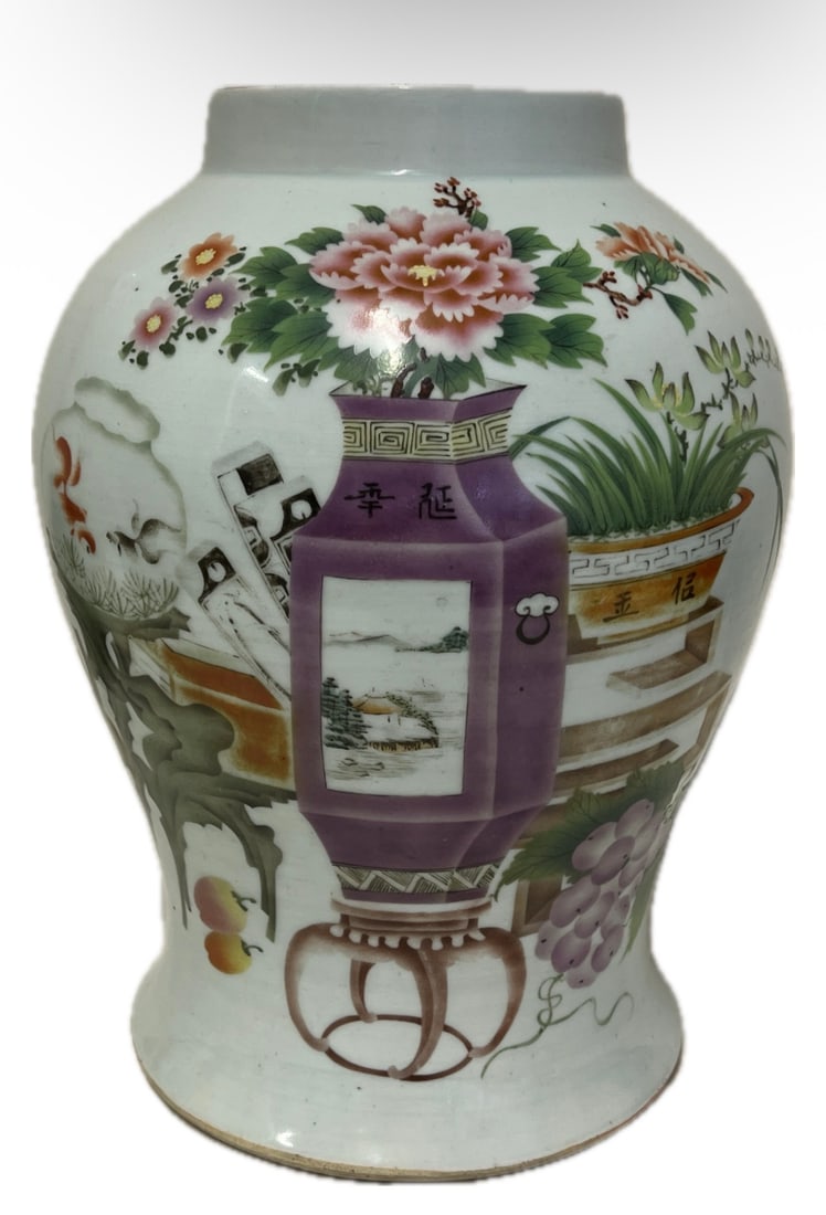 CHINESE FAMILLE ROSE PORCELAIN JIA,19TH C: CHINESE FAMILLE ROSE PORCELAIN JIA,19C. DIMENSION:H 13 1/2". A LIST OF RECOMMENDED THIRD-PARTY SHIPPER IS AVAILABLE UNDER SHIPPING INFORMATION. PLEASE FEEL FREE TO CONTACT THEM FOR A QUOTE.