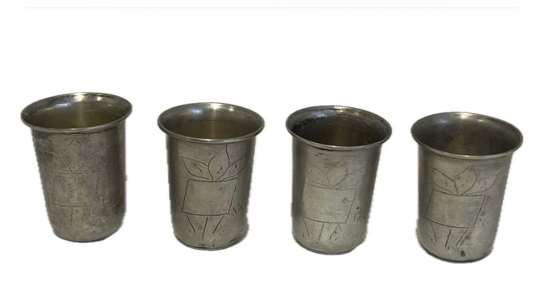 A ANTIQUE RUSSIAN SILVER KIDDUSH CUP (1 of 9)