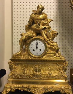 Charles Dupont large mantle clock: Dimension:Large mantle clock by Charles Dupont