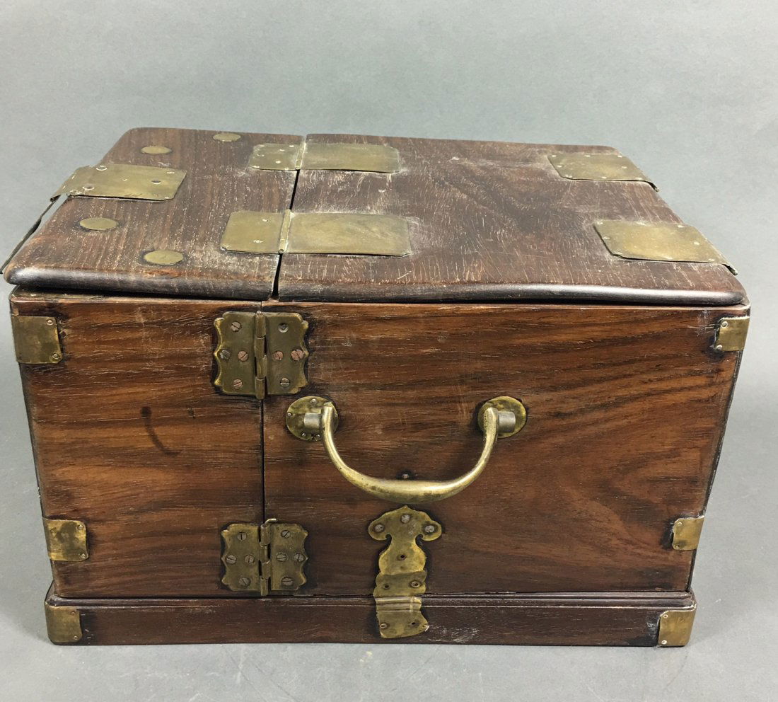 A Chinese Antique Rosewood Box (1 of 8)