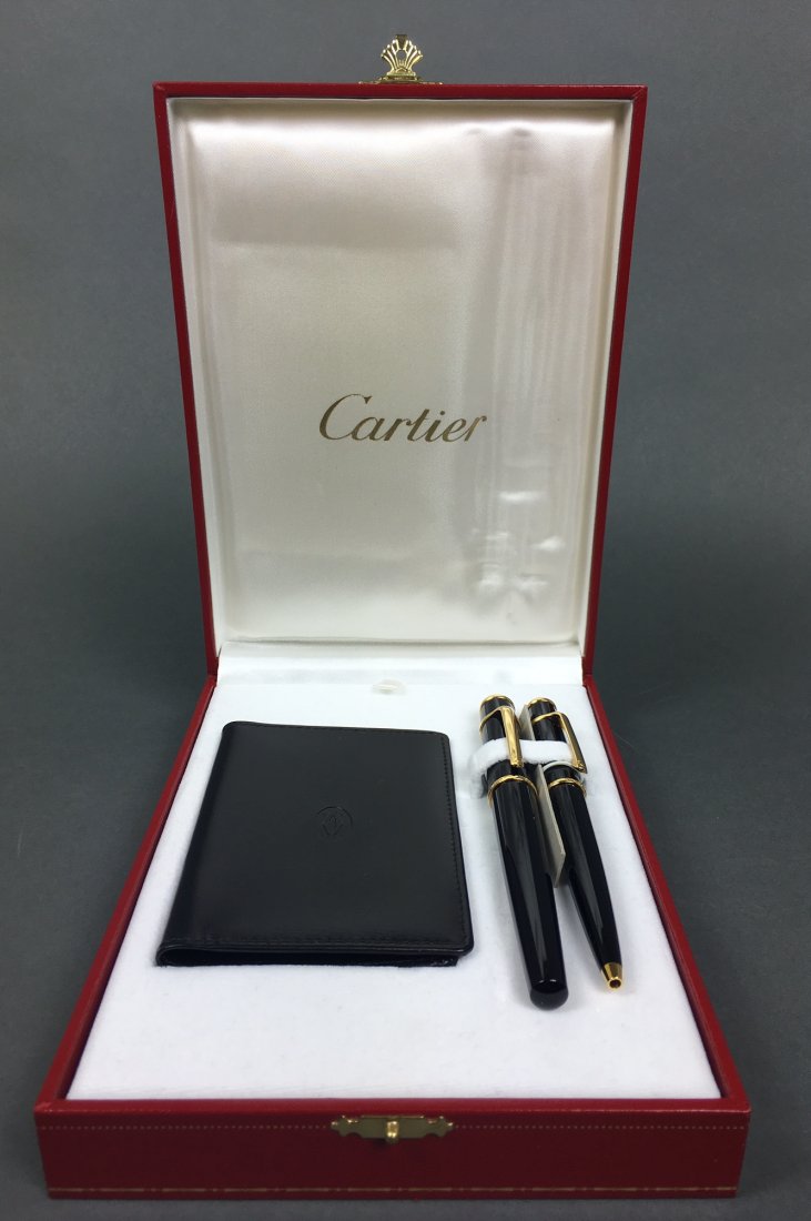 A Pair Of Cartier Pen With Original Box (1 of 4)