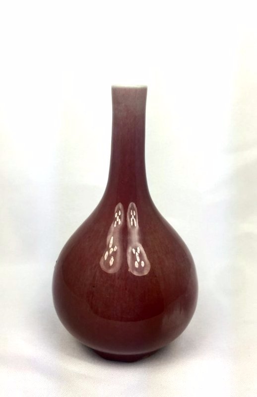 A Chinese Red-glazed Vase (1 of 6)