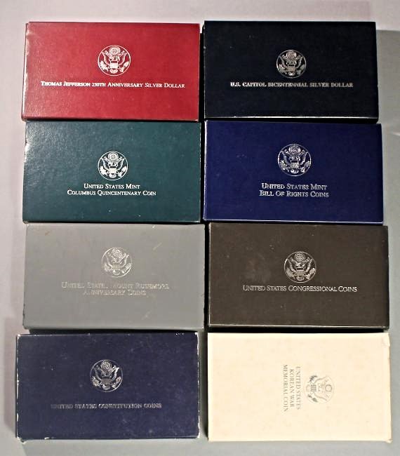 8 Sets of Commemorative Coins (1 of 6)