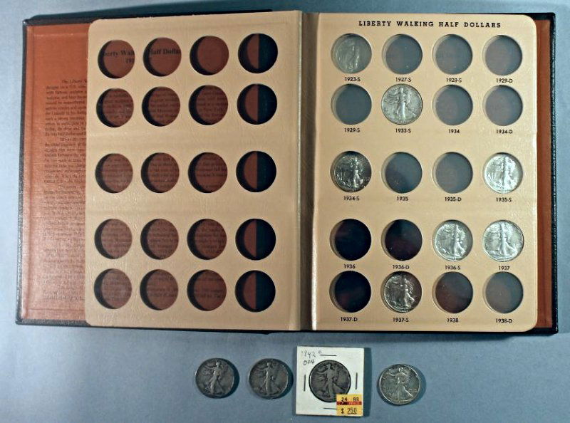 12 Liberty Walking Half Dollars (1 of 4)