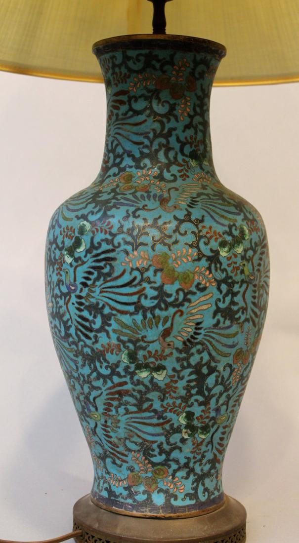 Chinese Cloisonne Lamp (1 of 8)