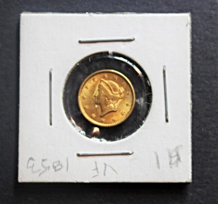 1853 Liberty Head Gold Dollar (1 of 2)