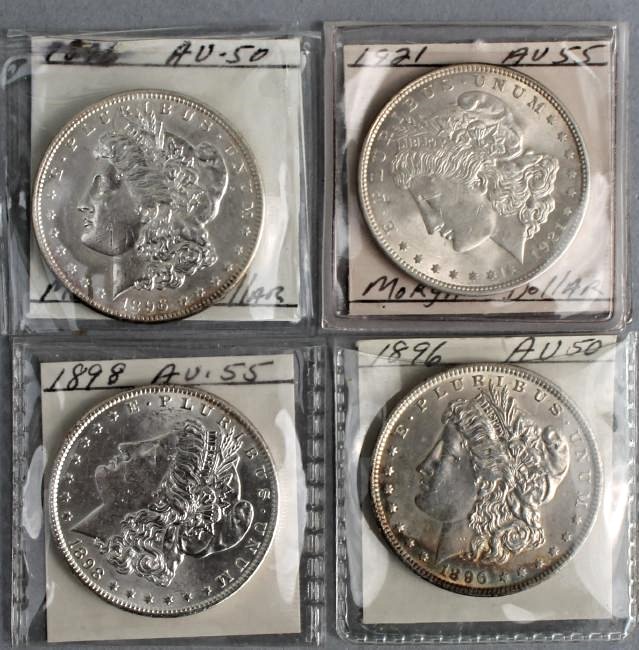 4 Morgan Dollars (1 of 2)