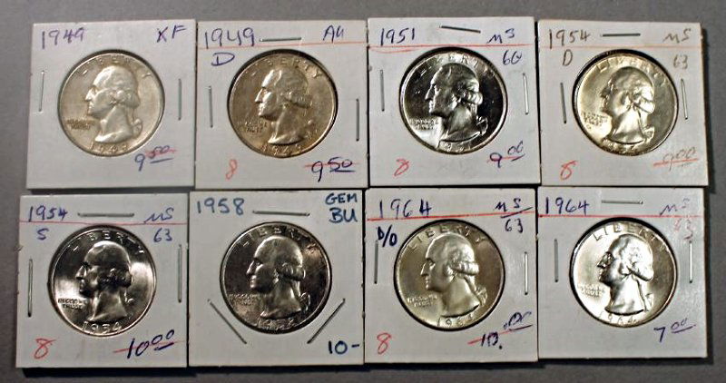 8 Silver Quarters (1 of 2)