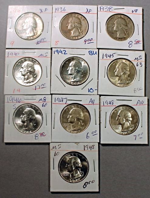10 Silver Quarters (1 of 2)