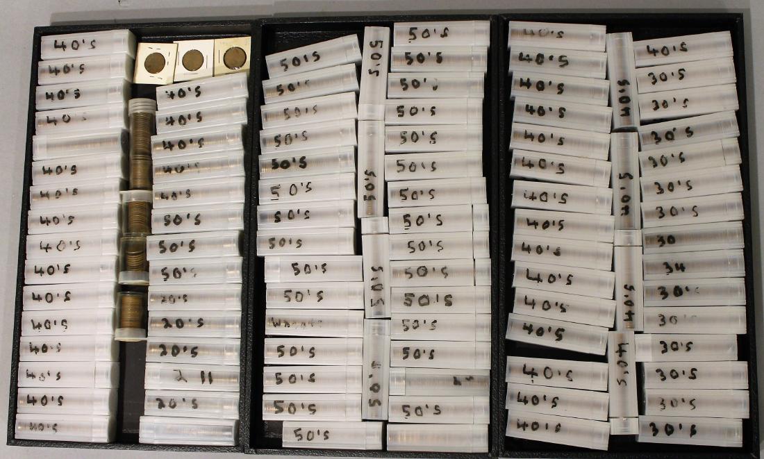 Approximately 100 Rolls of Wheat Pennies(5000+) (1 of 1)