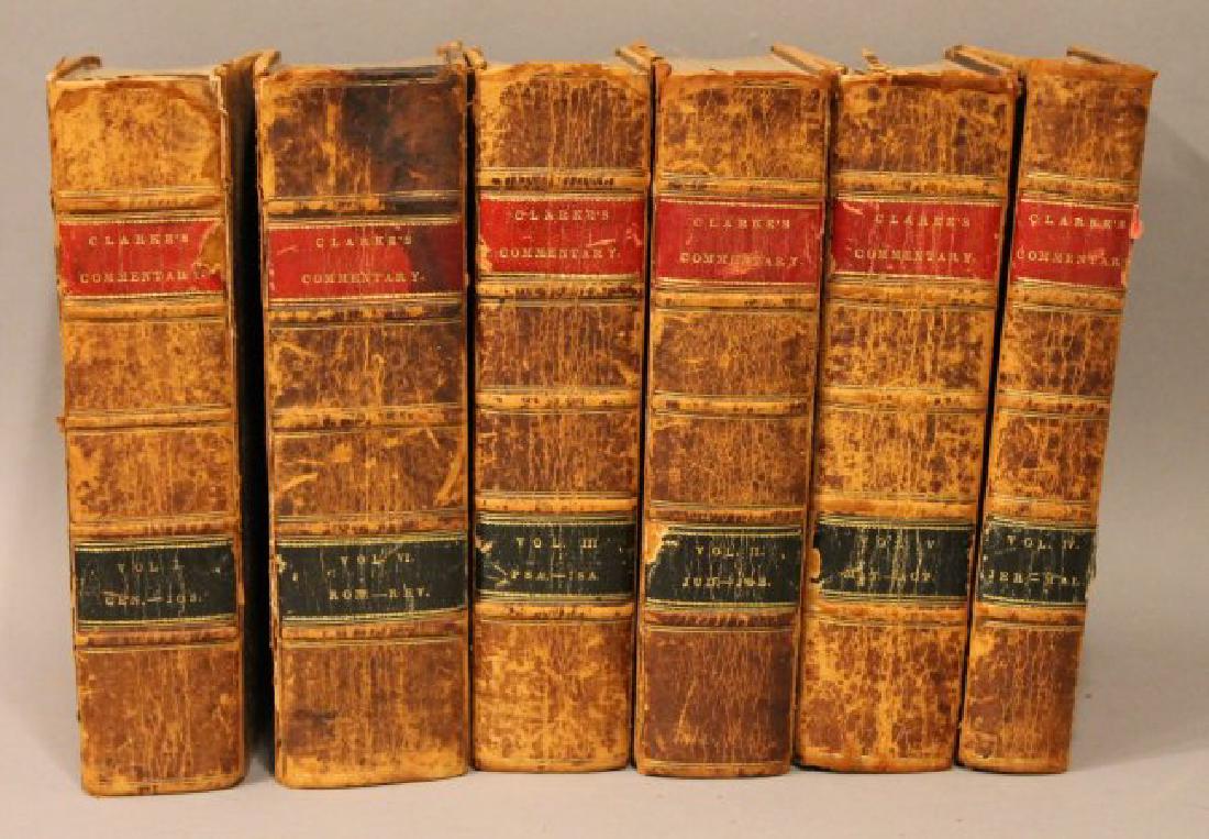 Clarke's Commentary on the Holy Bible 1825 in 6 Volumes (1 of 4)