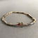 14K White/Yellow Gold Bracelet w/ Gemstones - 8